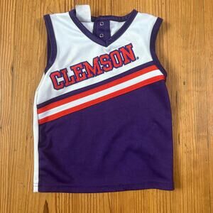 Rivalry Threads Clemson Tigers purple white cheer tank SIZE 4